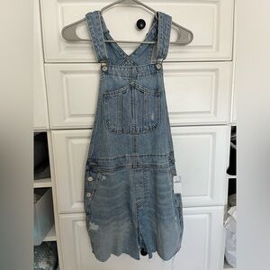 Old Navy Short Jean Overalls (S)